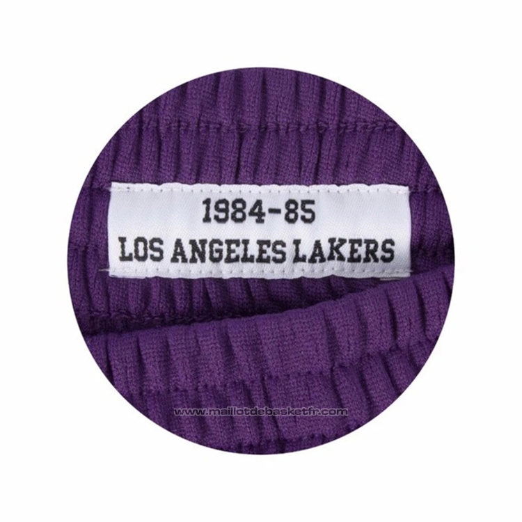 Short Los Angeles Lakers Mitchell & Ness Jaune